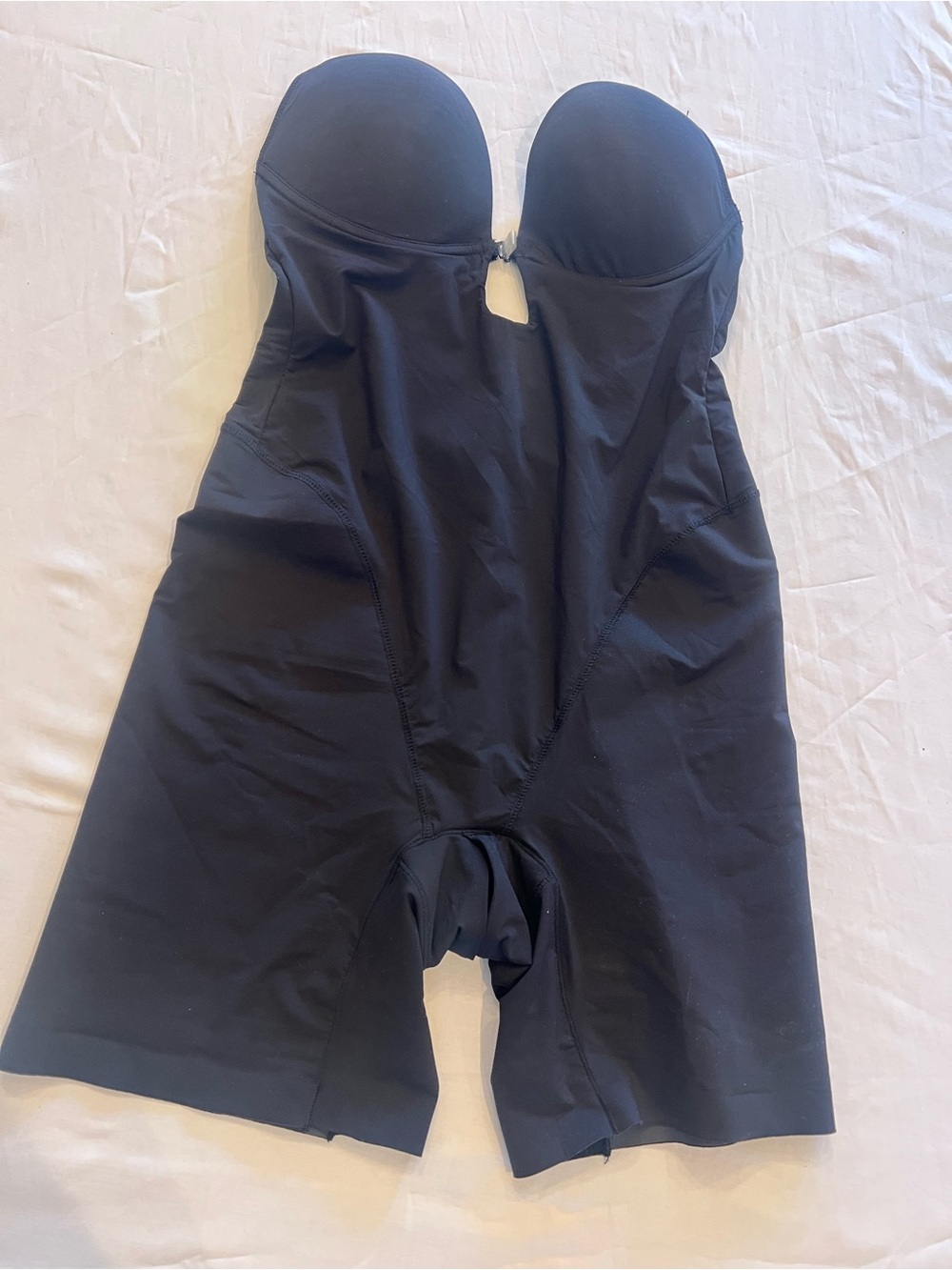 Strapless Black Contour Bodysuit Shapewear M